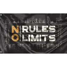 No Rules No Limits Flag | Unique Design Print | Hiqh Quality Materials | Size - 3x5 Ft / 90x150 cm
No Rules No Limits Flag | Unique Design Print | Hiqh Quality Materials | Size - 3x5 Ft / 90x150 cm