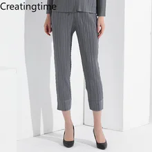 Creatingtime 2022 Spring Summer New Fashion Tide Women Solid Color Pleated Tight Casual High Elasticity Waist Pencil Pants GA295
Creatingtime 2022 Spring Summer New Fashion Tide Women Solid Color Pleated Tight Casual High Elasticity Waist Pencil Pants GA295