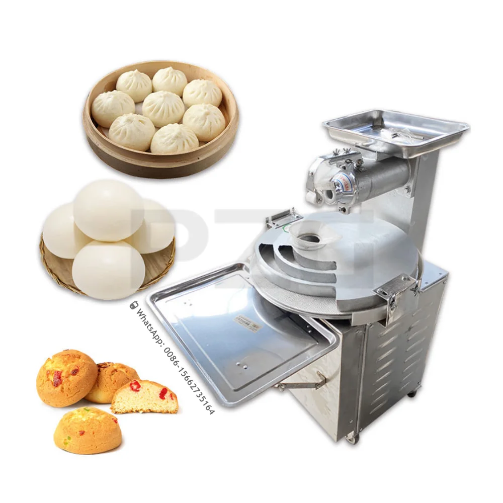 

60~140g Industrial Dough Divider Rounder Dough Ball Maker Bread Ball Dividing Rolling Rounding Machine