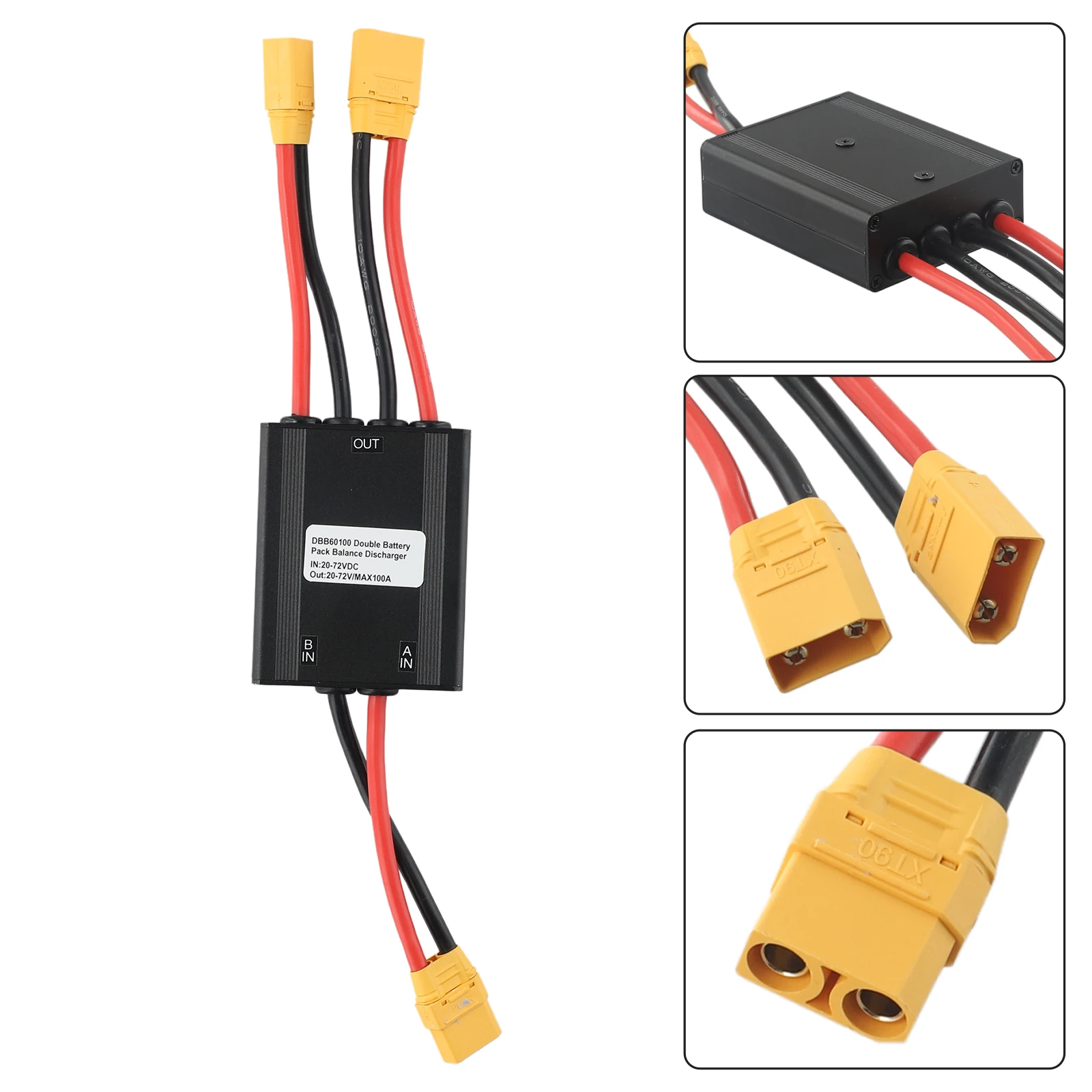 For Electric Bicycle Connection Adapter Connection Adapter Increase Capacity 100A Connection Adapter Dual Battery
For Electric Bicycle Connection Adapter Connection Adapter Increase Capacity 100A Connection Adapter Dual Battery