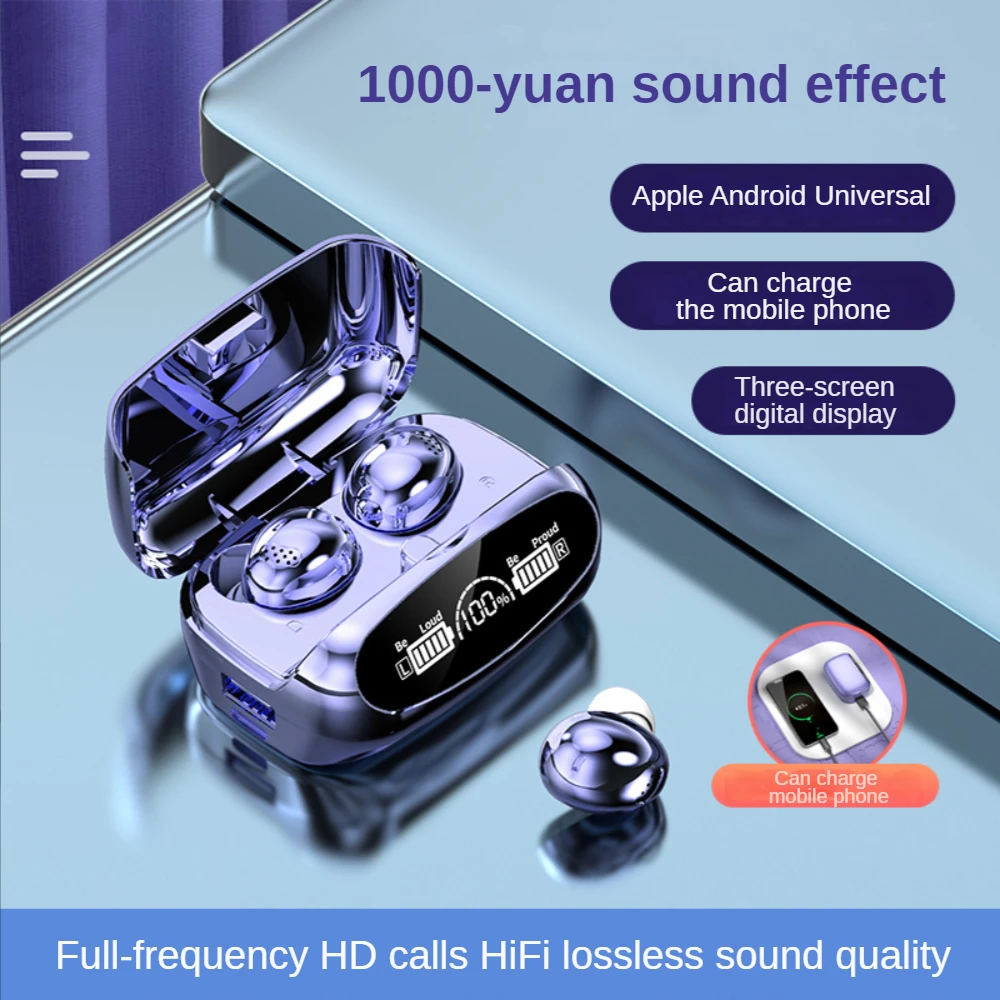 New M32 Wireless Earphones Bluetooths 5.1 Low Latency Stereo Sport Touch Headset Waterproof HiFi MusicEarphone for iphone huawei
New M32 Wireless Earphones Bluetooths 5.1 Low Latency Stereo Sport Touch Headset Waterproof HiFi MusicEarphone for iphone huawei