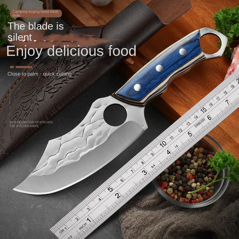 Hand Forged Kitchen Boning Knife with Cover Stainless Steel Professional Meat Cleaver Slicing Kitchen Butcher Knife BBQ Tool
Hand Forged Kitchen Boning Knife with Cover Stainless Steel Professional Meat Cleaver Slicing Kitchen Butcher Knife BBQ Tool