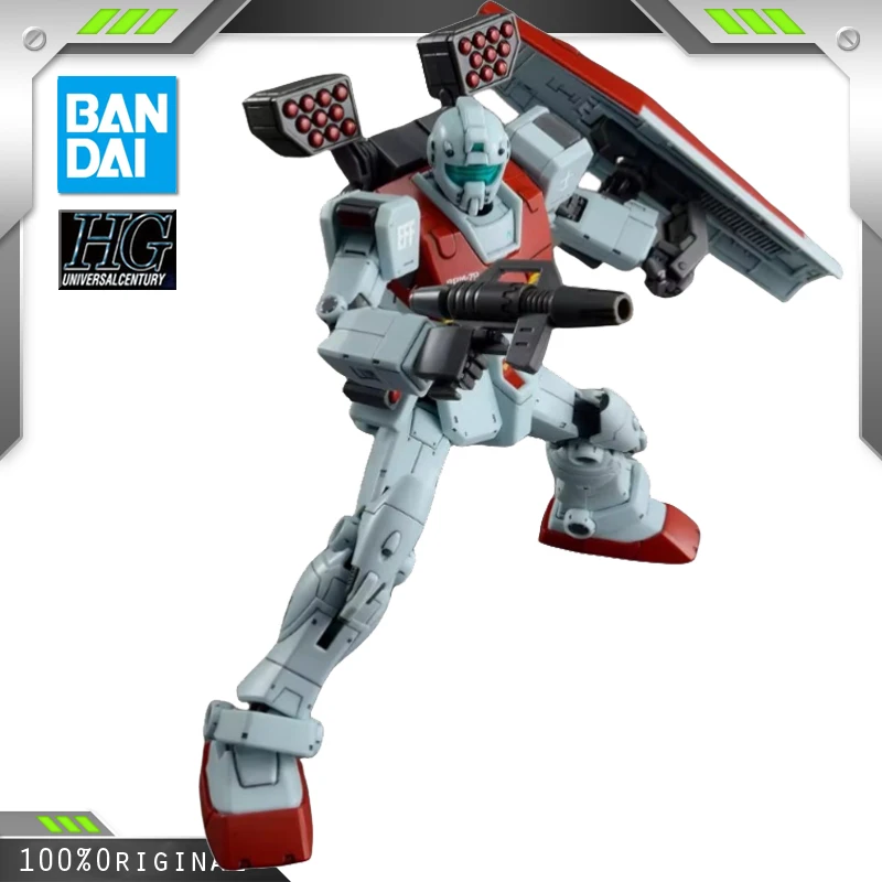 

BANDAI Anime HG 1/144 RGM-79 GM Gundam New Mobile Report Gundam Assembly Plastic Model Kit Action Toys Figures Gift