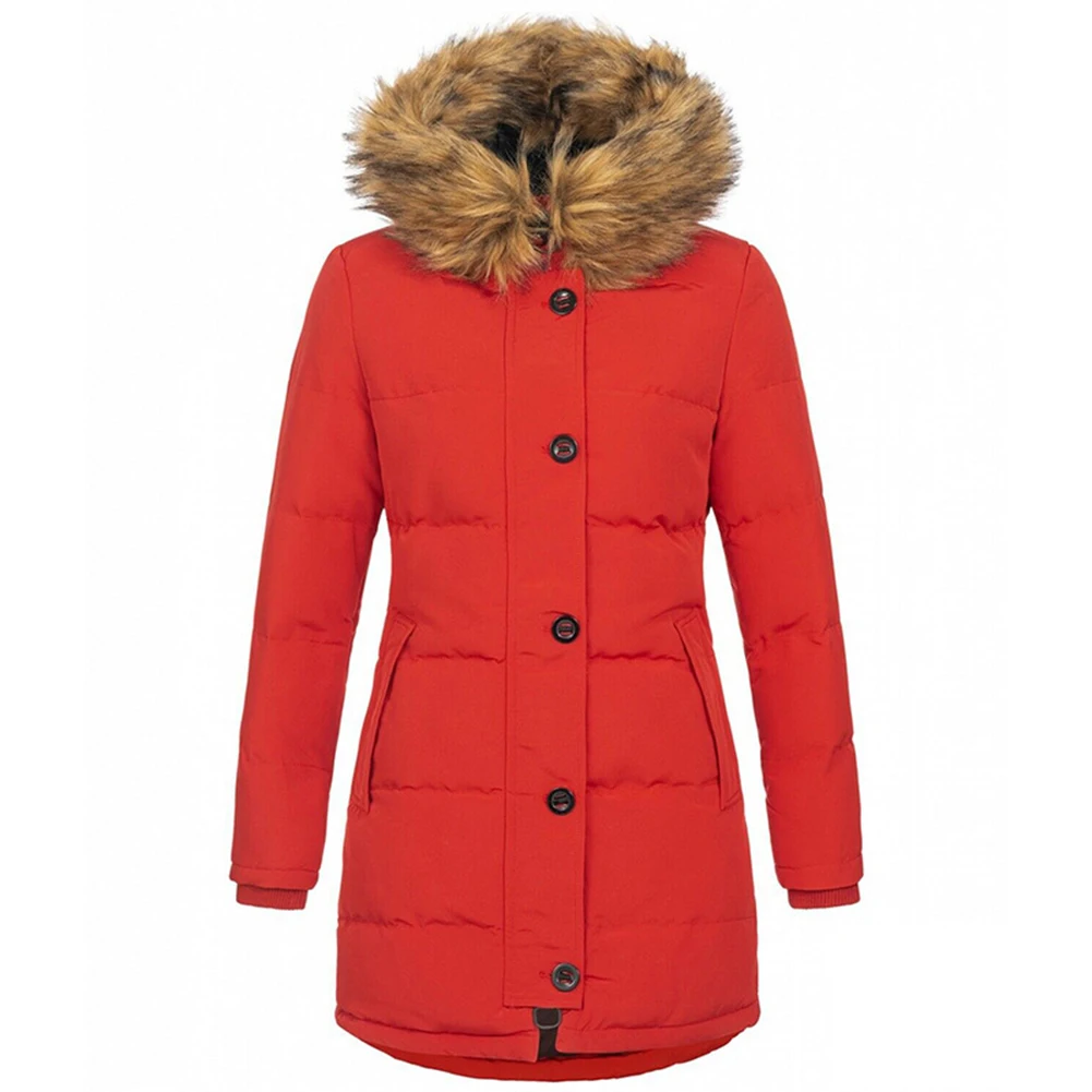 Women Autumn Winter Warm Thickened Slim Cotton Medium Length Large Hooded Coat Parka Fur Jacket Top Solid Ladies Coat Outwear
Women Autumn Winter Warm Thickened Slim Cotton Medium Length Large Hooded Coat Parka Fur Jacket Top Solid Ladies Coat Outwear