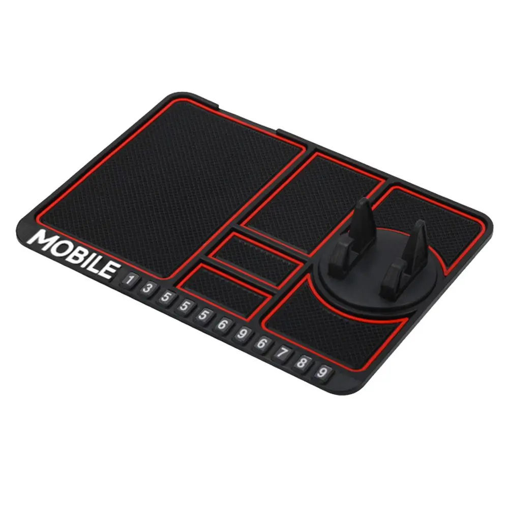 Silicone Car Anti-Slip Mat Auto Phone Holder Mount Parking Number Card Car Pad Multi-Functional Anti Slide Dashboard Car Pad Mat
Silicone Car Anti-Slip Mat Auto Phone Holder Mount Parking Number Card Car Pad Multi-Functional Anti Slide Dashboard Car Pad Mat