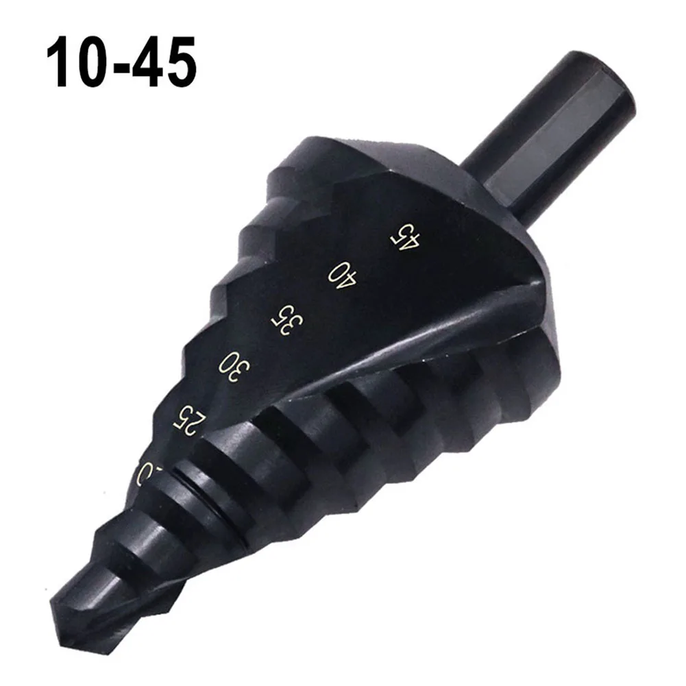 1pc Spiral Step Drill Bit 10 15 20 25 30 35 40 45mm Triangle Shank Hole Drill Tools HSS Drilling Machinery Accessories Durable
1pc Spiral Step Drill Bit 10 15 20 25 30 35 40 45mm Triangle Shank Hole Drill Tools HSS Drilling Machinery Accessories Durable
