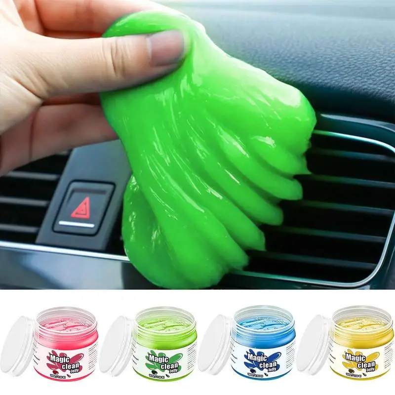 

Car Cleaning Gel Multipurpose Automotive Crevice Cleaner Putty Air Vent Detailing Gel Interior Cleaning Mud For Cars Maintenance