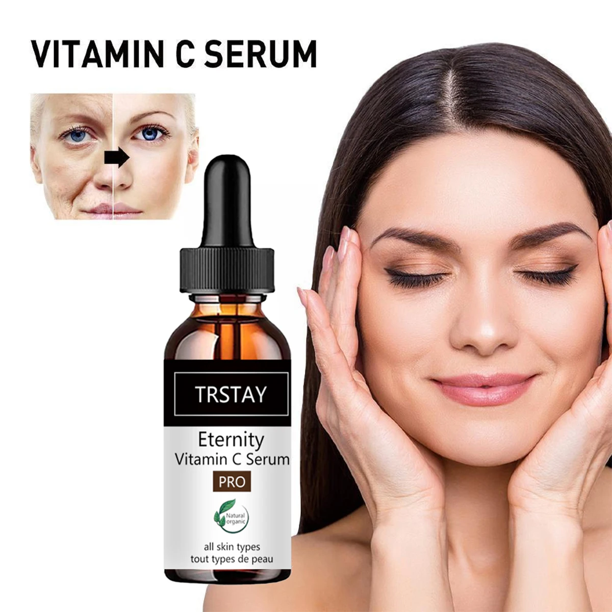 TRSTAY Vitamin C Serum for Face Moisturizing Oil Control Shrink Pores Deep Anti Wrinkle Spots Fade Fine Line
TRSTAY Vitamin C Serum for Face Moisturizing Oil Control Shrink Pores Deep Anti Wrinkle Spots Fade Fine Line
