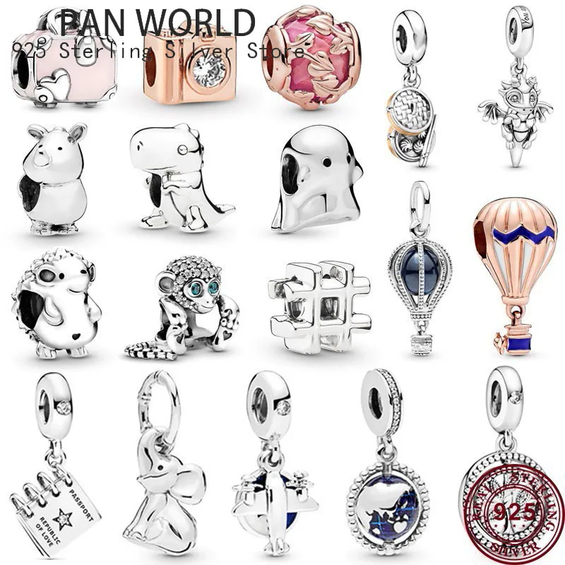 Hot 925 Sterling Silver Fashion Balloon Lovely Animal Earth Charm Suitable For The Original pan Women's Bracelet Jewelry
Hot 925 Sterling Silver Fashion Balloon Lovely Animal Earth Charm Suitable For The Original pan Women's Bracelet Jewelry