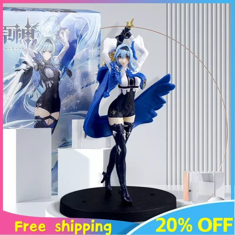 

Genshin Impact Game Figures Standing Eula Lawrence KnightsKawaii PVC Model Peripherals Action Figure Anime Doll Gift Toy Kid