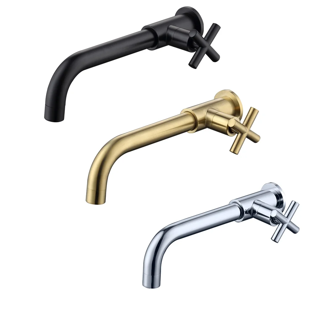 Brass Wall Mounted Swivel Spout Sink Faucet Basin Mixer Taps Brushed Gold Bathroom Basin Faucet Kitchen Accessories
Brass Wall Mounted Swivel Spout Sink Faucet Basin Mixer Taps Brushed Gold Bathroom Basin Faucet Kitchen Accessories