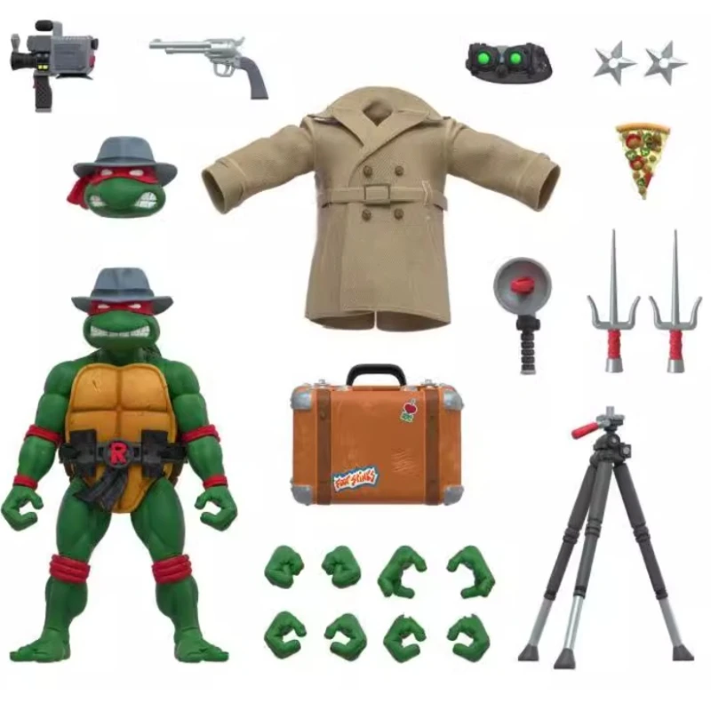 

In Stock Original SUPER7 Ninja Turtle Ultimate Series Movable BBTS Exclusive Camouflage of Raphael Great Gift From A Collector