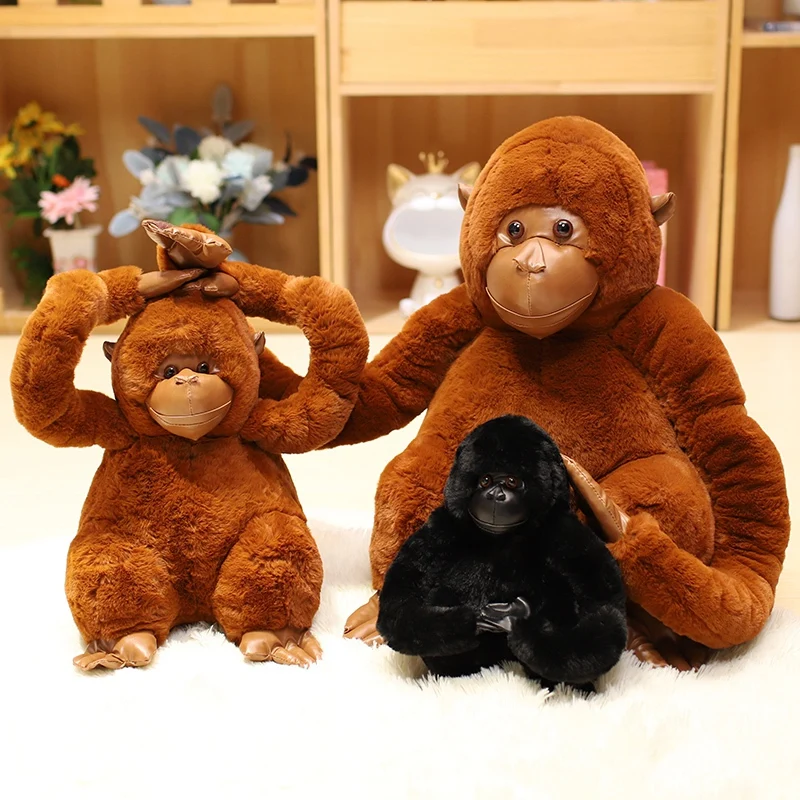 Simulation Orangutan Plush Doll Cute Stuffed Animals Plushies Toy Kawaii Real Life Gorilla Model Soft Kids Toys for Boys Gifts
Simulation Orangutan Plush Doll Cute Stuffed Animals Plushies Toy Kawaii Real Life Gorilla Model Soft Kids Toys for Boys Gifts