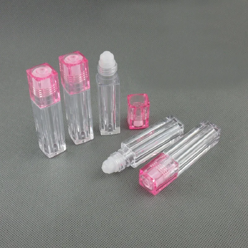 

6.5ML plastic bottle PP ball roll on lip glossed gel eye serum essential oil perfume booster salve make up cosmetic packing