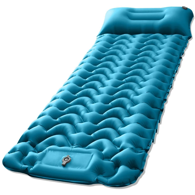 

Ultralight Outdoor Camping Inflatable Air Mattress, Portable, Lunch Rest Sleeping Pad Vehicle Mounted Tent Bed Mat Single Person