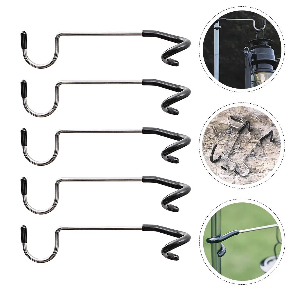5 Pcs Metal Camping Light Hook Coat Hangers Heavy Duty Clothes Rack Stainless Steel Tent
5 Pcs Metal Camping Light Hook Coat Hangers Heavy Duty Clothes Rack Stainless Steel Tent
