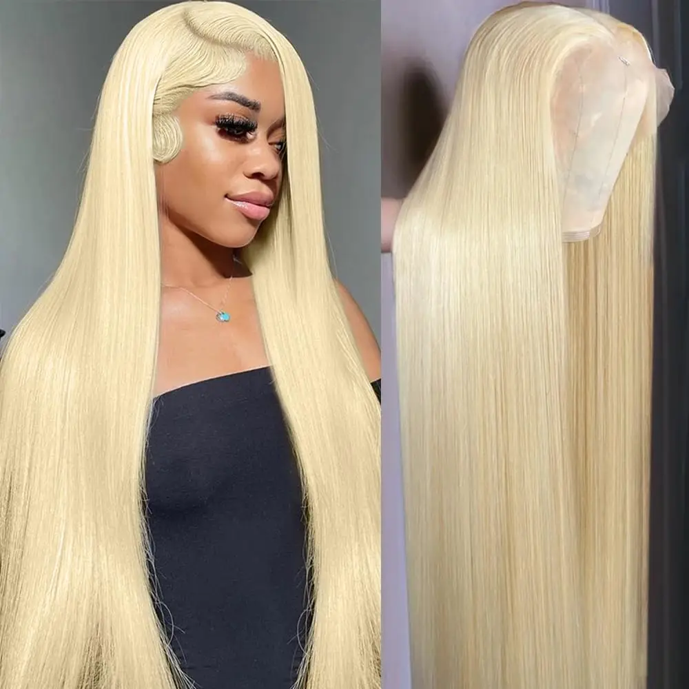 613 Lace Frontal Wig 13x6 Honey Blonde Straight Lace Front Wig Brazilian 13x4 HD Transparent Color Human Hair Wig For Women
613 Lace Frontal Wig 13x6 Honey Blonde Straight Lace Front Wig Brazilian 13x4 HD Transparent Color Human Hair Wig For Women
