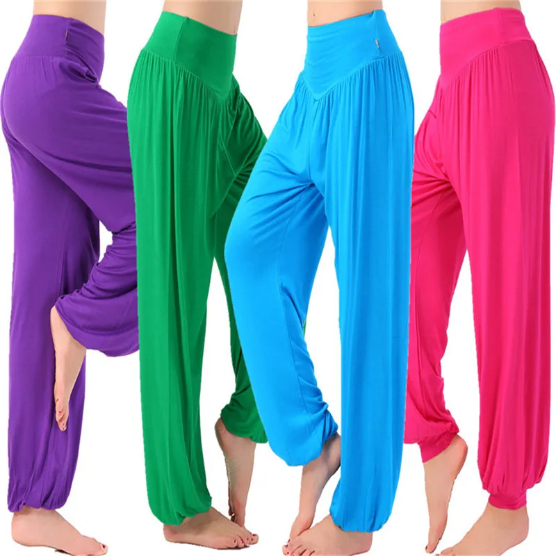 New Women casual harem pants high waist dance pants dance club wide leg loose long bloomers trousers
New Women casual harem pants high waist dance pants dance club wide leg loose long bloomers trousers