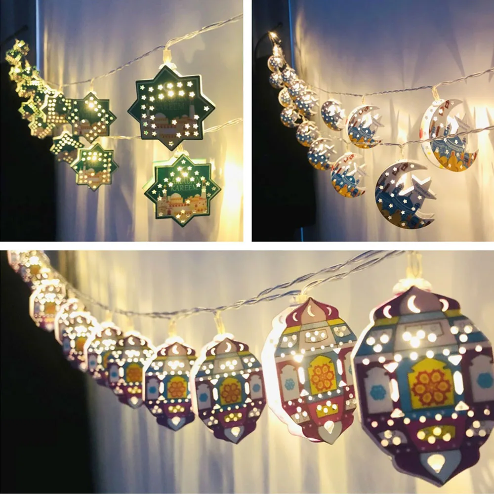 Ramadan Decorations 1.65M 10LED Moon Star String Light EID Mubarak Ramadan Kareem Decoration for Home Islamic Muslim EID Al-Fitr
Ramadan Decorations 1.65M 10LED Moon Star String Light EID Mubarak Ramadan Kareem Decoration for Home Islamic Muslim EID Al-Fitr