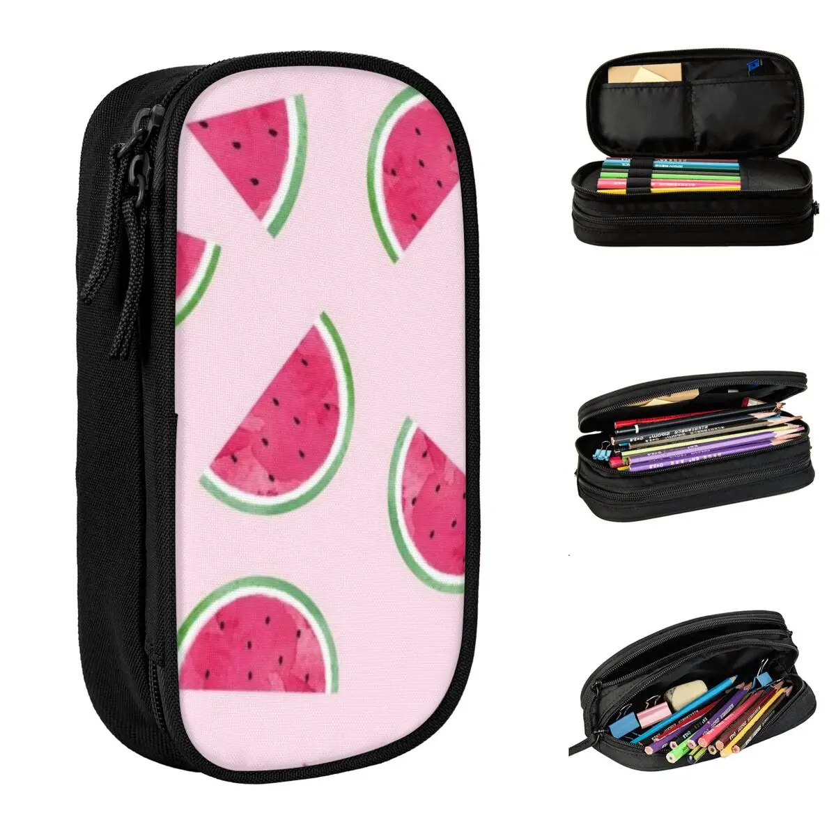 Pink Watermelon Pattern Pencil Case Summer Sunny Aesthetic Pencilcases Pen Holder Large Storage Bags School Gifts Stationery
Pink Watermelon Pattern Pencil Case Summer Sunny Aesthetic Pencilcases Pen Holder Large Storage Bags School Gifts Stationery