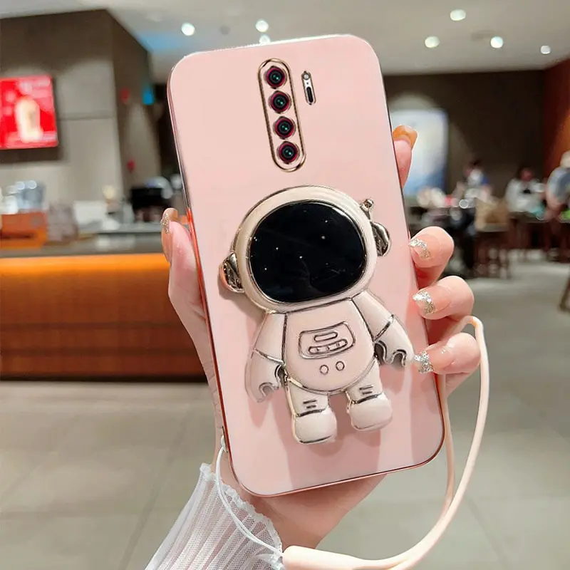 Luxury Plating Square Astronaut Holder With Landyard Phone Case For Xiaomi Redmi Note 8 Pro Case Cover
Luxury Plating Square Astronaut Holder With Landyard Phone Case For Xiaomi Redmi Note 8 Pro Case Cover