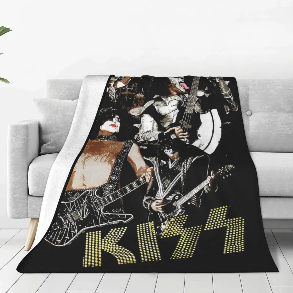 Kiss Rock Band Retor Blankets Flannel Autumn/Winter Portable Super Warm Throw Blankets for Bed Bedroom Quilt
Kiss Rock Band Retor Blankets Flannel Autumn/Winter Portable Super Warm Throw Blankets for Bed Bedroom Quilt