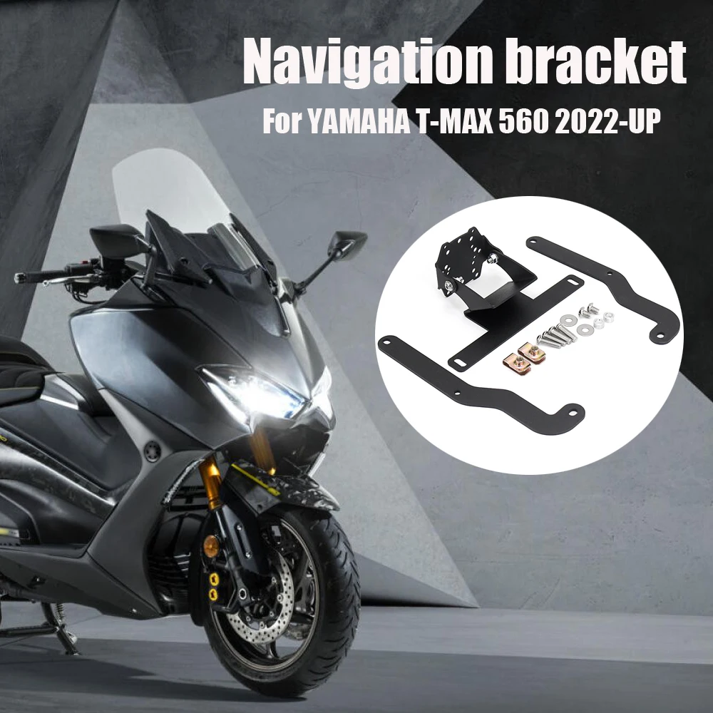 

Новый кронштейн для крепления ветрового стекла мотоцикла, держатель для смартфона GPS 2022 2023 для YAMAHA TMAX 560 T-MAX 560 TMAX560 T-MAX560