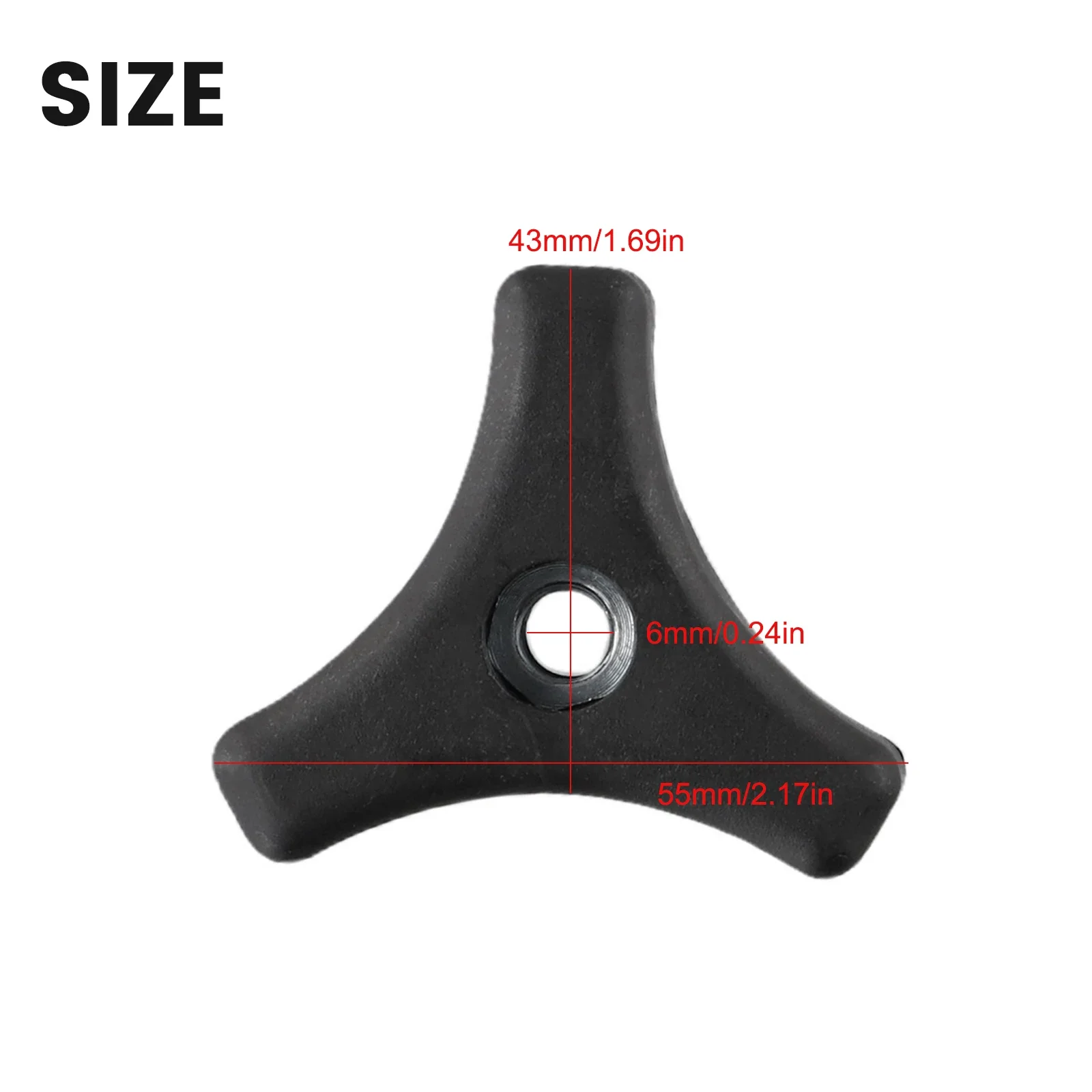 High Quality Triangle Handle Knob Screw Bolt Accessories Plasitic+metal Triangle Handle Fits For Honda For Hayter
High Quality Triangle Handle Knob Screw Bolt Accessories Plasitic+metal Triangle Handle Fits For Honda For Hayter