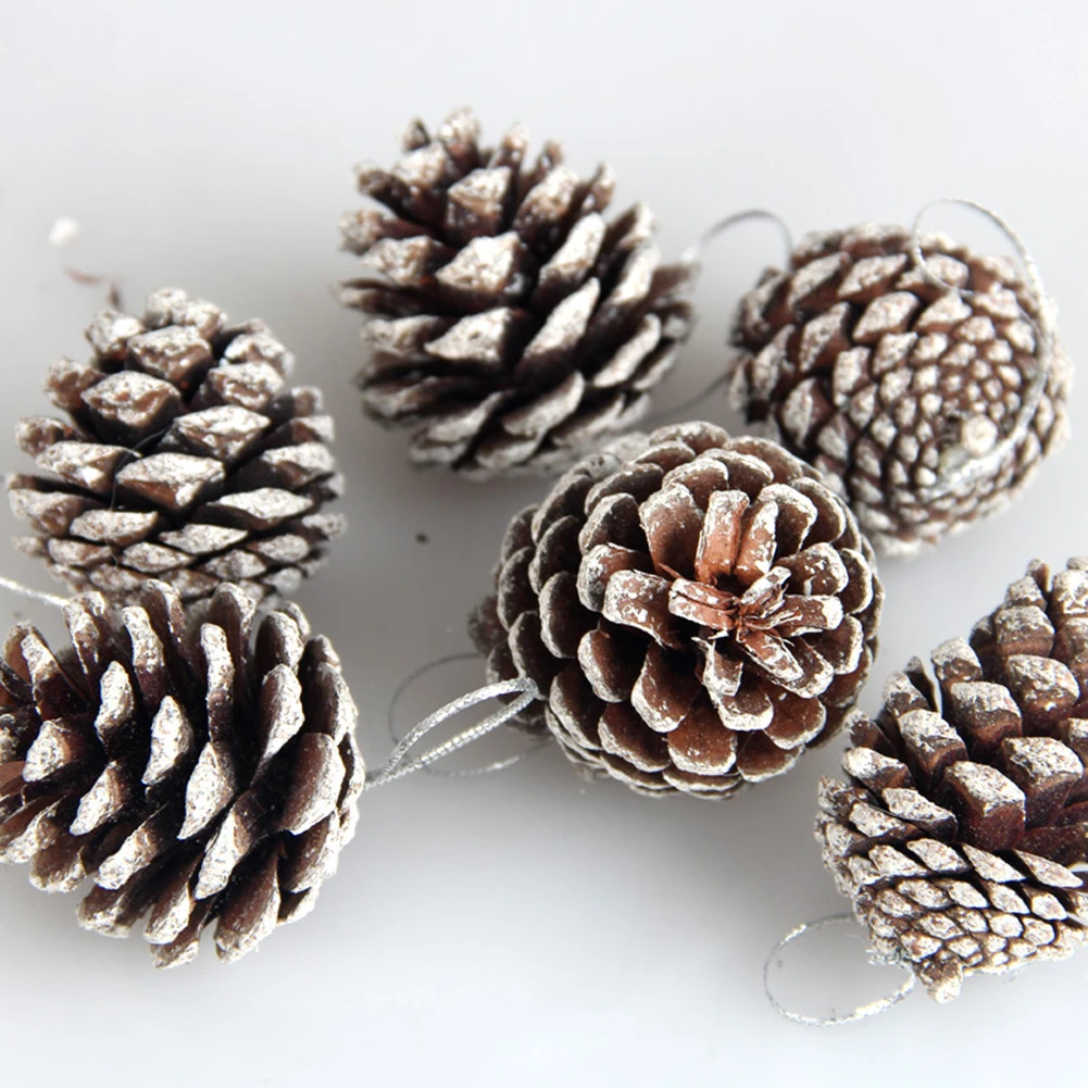 6pcs Pine Cones Christmas Decoration Xmas Fake Plant Artificial Pineapple Cone For Home Xmas Tree Ornament Gift Navidad Natal
6pcs Pine Cones Christmas Decoration Xmas Fake Plant Artificial Pineapple Cone For Home Xmas Tree Ornament Gift Navidad Natal