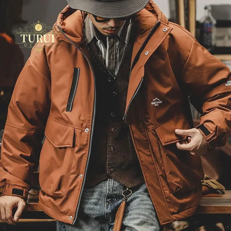 Outdoor retro cotton jacket men's winter thick insulation hooded loose trendy cotton jacket men's large sizeheated jacketjackets
Outdoor retro cotton jacket men's winter thick insulation hooded loose trendy cotton jacket men's large sizeheated jacketjackets