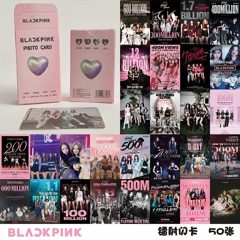 

50PC/Set Kpop Lomo Cards Photo Album Korean Girl Group Postcard Mini Lomo Card Game Fans Collection Gift Toy Photocard Bookmarks