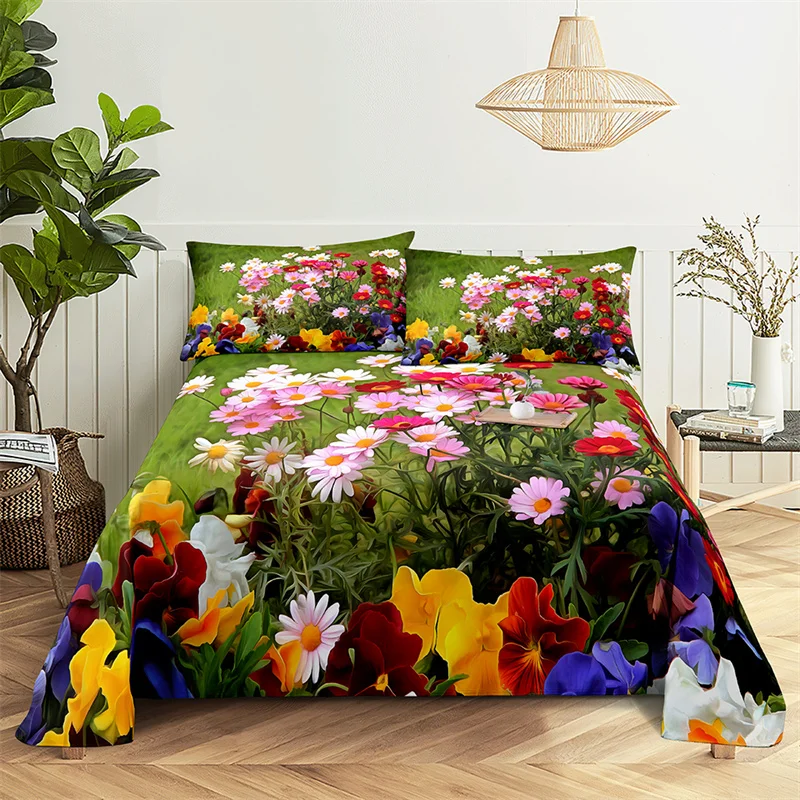 Flower Plants Queen Size Sheet Set Kid's Room Flower Bedding Set Bed Sheets and Pillowcases Bedding Flat Sheet Bed Sheet Set
Flower Plants Queen Size Sheet Set Kid's Room Flower Bedding Set Bed Sheets and Pillowcases Bedding Flat Sheet Bed Sheet Set