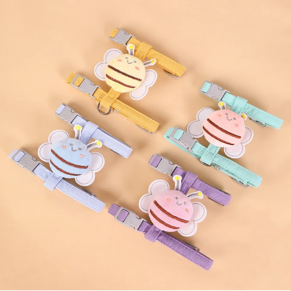 Dacron Adjustable Cat Collar Durable Honeybee Walking Lead Cat Traction Rope Pet Harness Belt
Dacron Adjustable Cat Collar Durable Honeybee Walking Lead Cat Traction Rope Pet Harness Belt