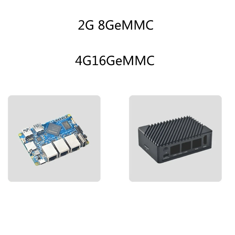 

Nanopi R5S Router Dual 2.5G Gigabit Network- Port Development Board OpenWRT A55 HDMI2.0-compatible RK3568 Mini Router