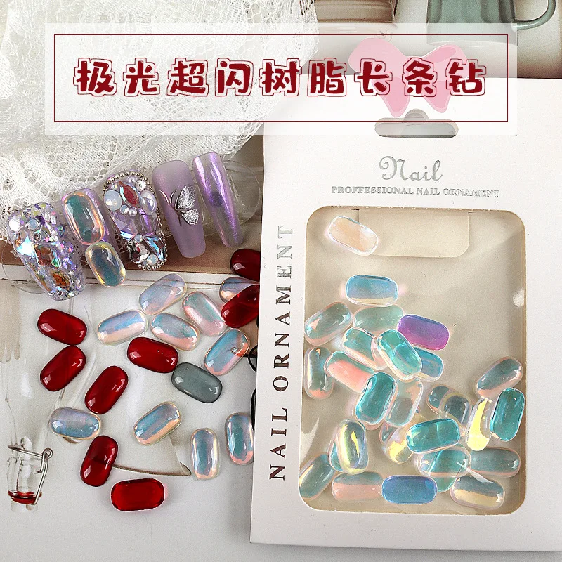 30PCS 3D Flat Back Nail Art Rhinestone Gems Clear Ice Charms Jewelry Parts Accessories Manicure Decor Nails Decorations Supplies
30PCS 3D Flat Back Nail Art Rhinestone Gems Clear Ice Charms Jewelry Parts Accessories Manicure Decor Nails Decorations Supplies