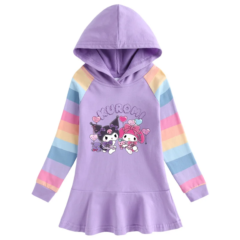 Sanrio Melody 2023 Spring and Autumn New Cotton Cartoon Girls Long-sleeved Hooded Sweatshirt Princess Dress
Sanrio Melody 2023 Spring and Autumn New Cotton Cartoon Girls Long-sleeved Hooded Sweatshirt Princess Dress