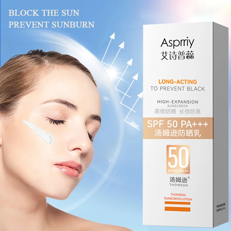

Солнцезащитный отбеливающий солнцезащитный крем SPF50 для тела, солнцезащитный крем для жирной кожи, увлажняющий изоляционный антивозрастной крем для лица