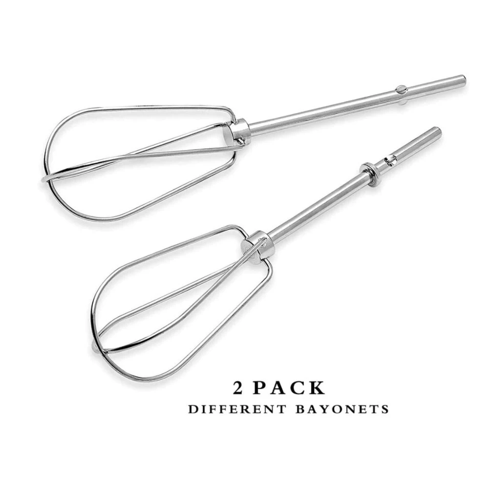 2pcs Stainless Steel Mixing Rods Head Eggs Cream Flour Cake Stirrer Whisk For KHM3 KHM5 W10490648 Hand Mixer Beaters
2pcs Stainless Steel Mixing Rods Head Eggs Cream Flour Cake Stirrer Whisk For KHM3 KHM5 W10490648 Hand Mixer Beaters