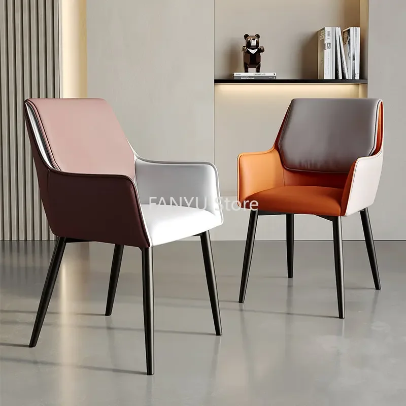 Nordic Luxury Dining Chairs Reception Household Makeup Metal Dining Chairs Backrest Sillas Comedor Balcony Furniture WZ50DC
Nordic Luxury Dining Chairs Reception Household Makeup Metal Dining Chairs Backrest Sillas Comedor Balcony Furniture WZ50DC