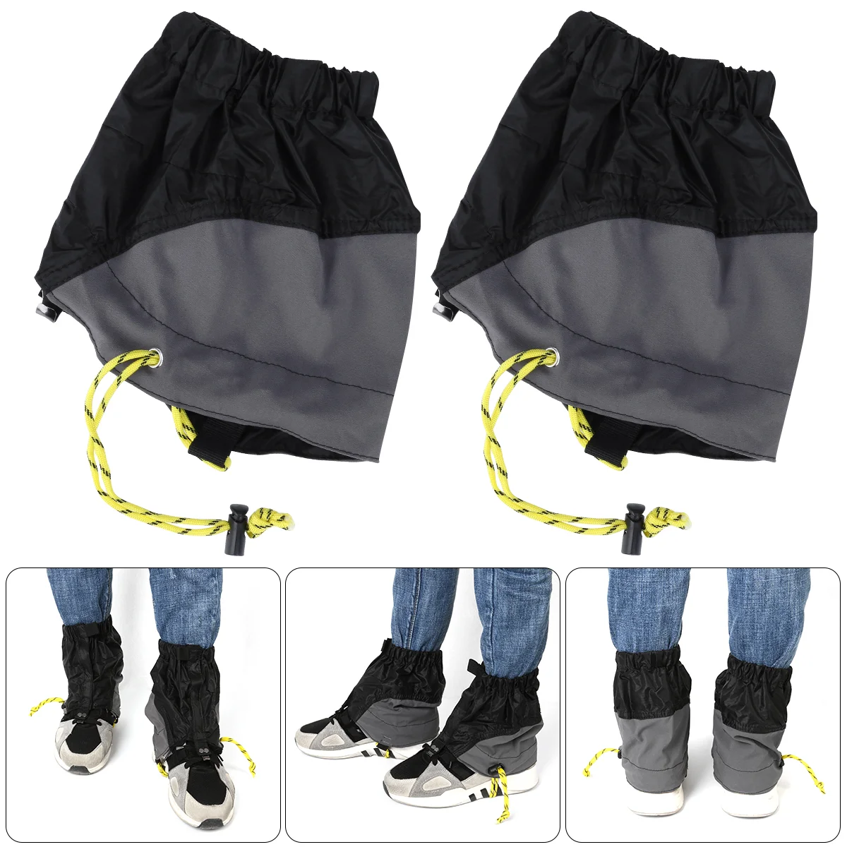 WINOMO Pair of Ankle Gaiter Gaiters 20D Travel Silicon Coated Cloth Outdoor Waterproof Durable For Walking Camping Hiking
WINOMO Pair of Ankle Gaiter Gaiters 20D Travel Silicon Coated Cloth Outdoor Waterproof Durable For Walking Camping Hiking