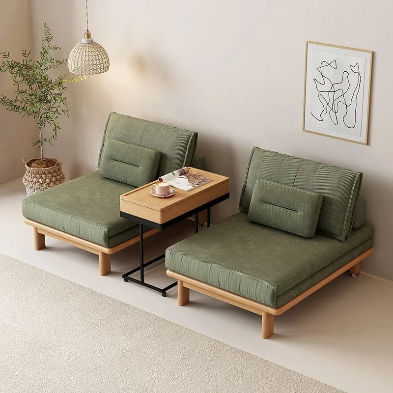 Japanese-Style Retro Single Solid Wood Foldable Dual-Purpose Log Style Functional Fabric Sofa
Japanese-Style Retro Single Solid Wood Foldable Dual-Purpose Log Style Functional Fabric Sofa