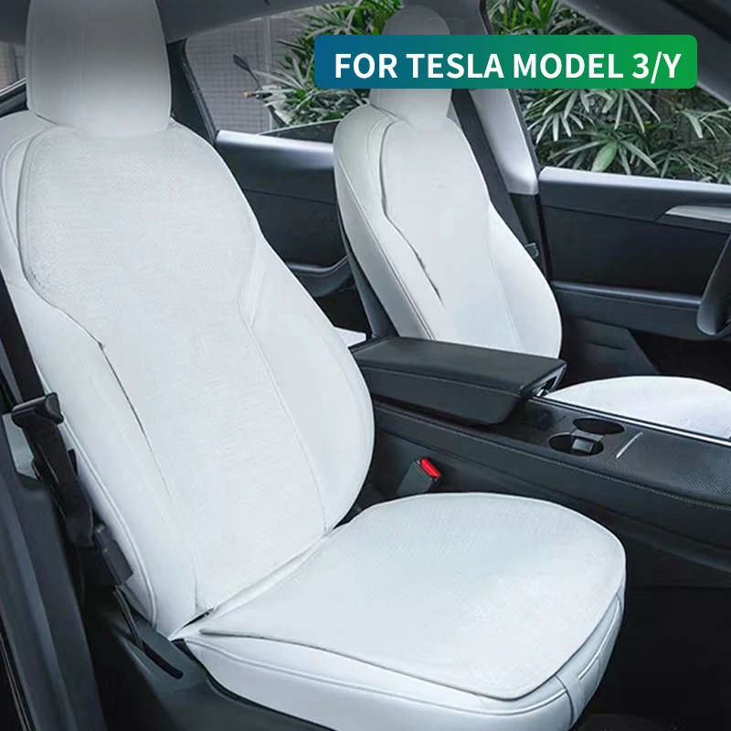 For tesla model 3 2019-21 2022 23/model y seat cover linen cushion Breathable Sweatproof Four Seasons Seat Cover Car Accessories
For tesla model 3 2019-21 2022 23/model y seat cover linen cushion Breathable Sweatproof Four Seasons Seat Cover Car Accessories