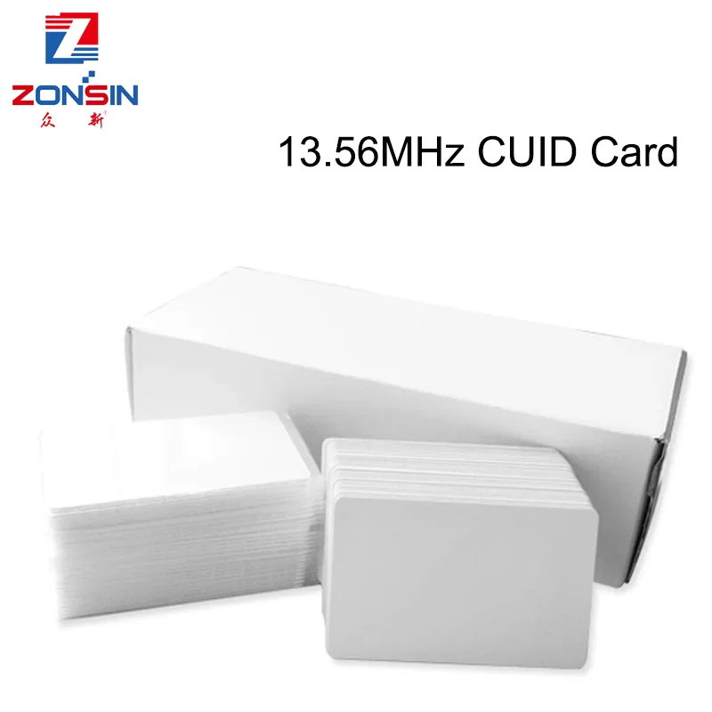 

50pcs 13.56mhz GEN2 CUID UID changeable S50 1K NFC Card NFC tag Sector 0 Block 0 Rewritable For NFC Andriod MCT Copy Clone