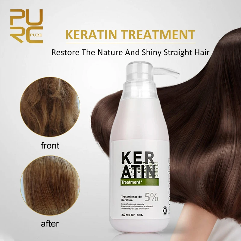 PURC Brazilian Keratin Hair Treatment 12% Straightening Smoothing Treatment for Curly Frizzy Hair Care Products Professional 5%
PURC Brazilian Keratin Hair Treatment 12% Straightening Smoothing Treatment for Curly Frizzy Hair Care Products Professional 5%