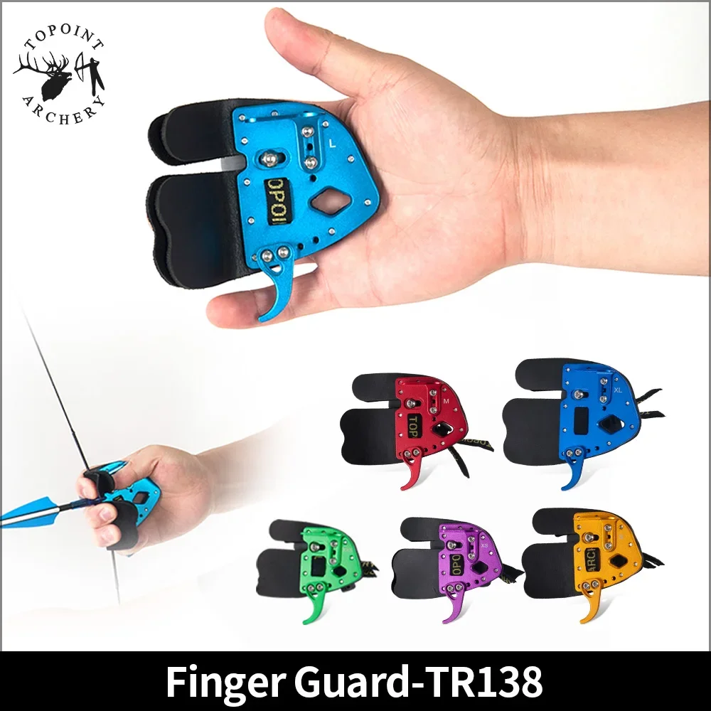 1PC TR138 Archery Finger Guard leather+Aluminum XXS/XS/S/M/L/XL For Right-handed Reverse Bow Hunting Accessories
1PC TR138 Archery Finger Guard leather+Aluminum XXS/XS/S/M/L/XL For Right-handed Reverse Bow Hunting Accessories