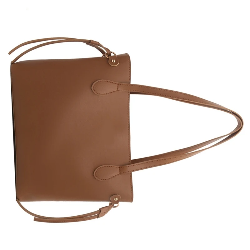 Women PU Leather Handbag Solid Color Large Capacity Shoulder Bag with Top Handle E74B
Women PU Leather Handbag Solid Color Large Capacity Shoulder Bag with Top Handle E74B