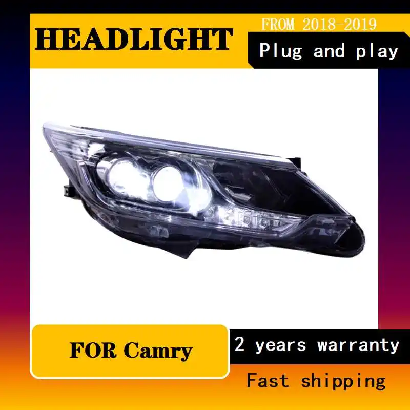Car Styling for Head Lamp for Toyota Camry LED Headlight 2015-2017 Headlights Camry DRL Turn Signal High Beam Angel Eye Projecto
Car Styling for Head Lamp for Toyota Camry LED Headlight 2015-2017 Headlights Camry DRL Turn Signal High Beam Angel Eye Projecto