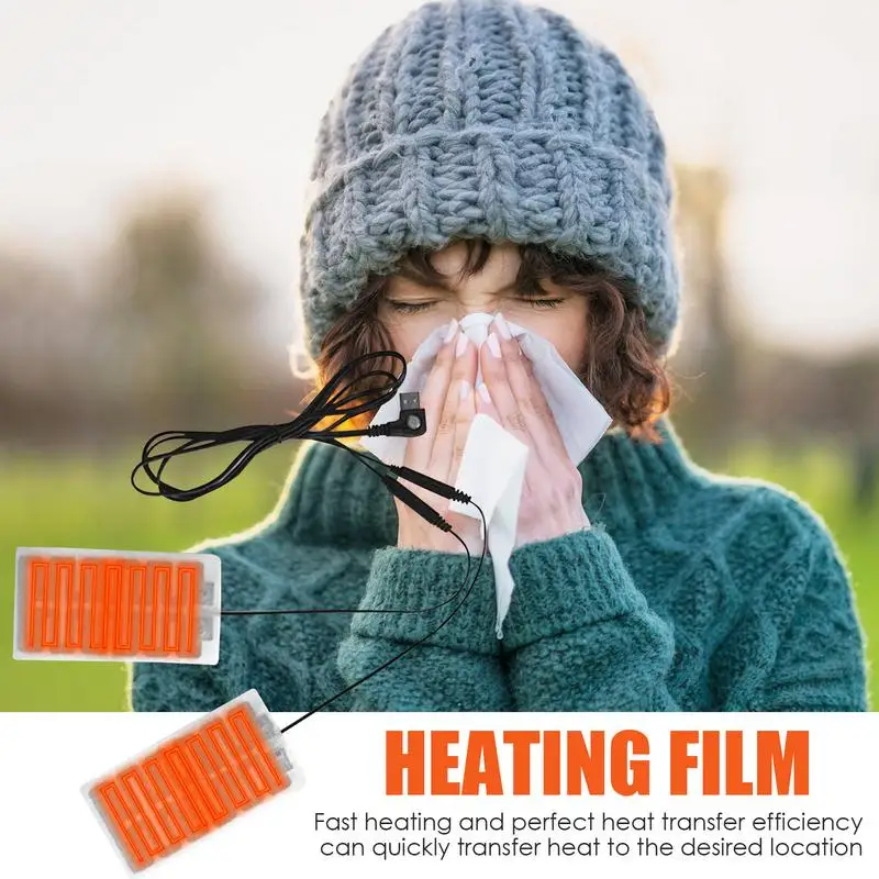 Film Heater Plate Warm Heating Film USB Heater 3-Level Temp Reusable Heating Elements Safe Comfortable For Gloves Knee Pads 
Film Heater Plate Warm Heating Film USB Heater 3-Level Temp Reusable Heating Elements Safe Comfortable For Gloves Knee Pads