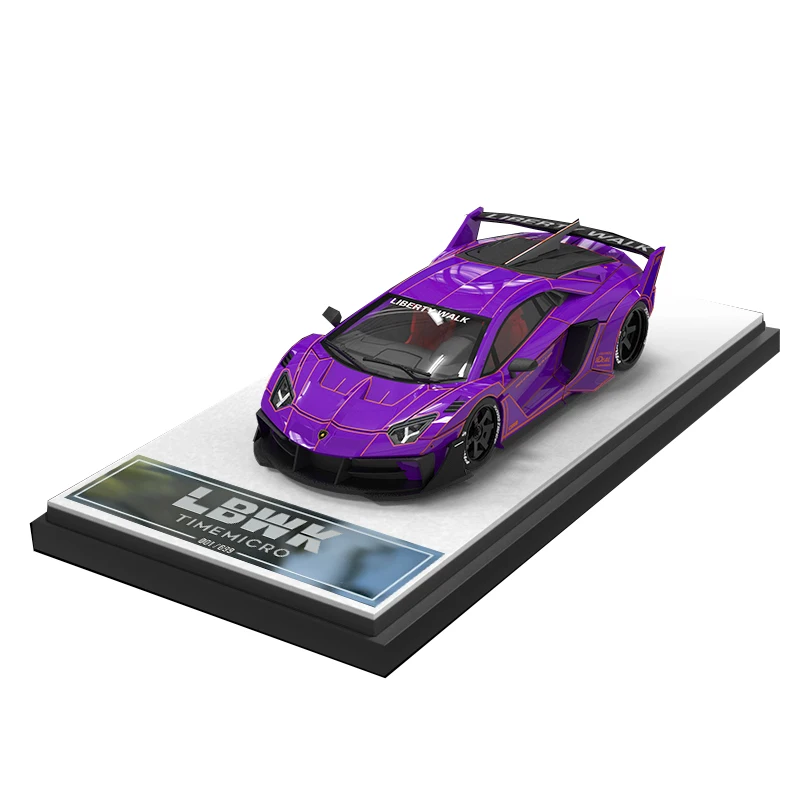 TIME MICRO 1:64 LBWK Lambo LP700 GT EVO-Очаровательная фиолетовая/Экстремальная Ночная черная/белая статическая литая модель автомобиля, игрушки для детей
TIME MICRO 1:64 LBWK Lambo LP700 GT EVO-Очаровательная фиолетовая/Экстремальная Ночная черная/белая статическая литая модель автомобиля, игрушки для детей