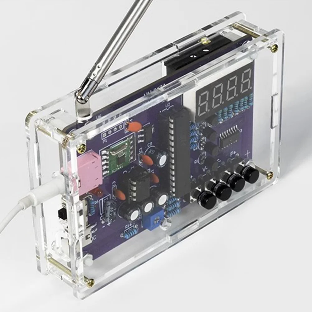 Radio Assembly Kit Electronic DIY Solder Practice Kits Suite Stainless Steel for Adults
Radio Assembly Kit Electronic DIY Solder Practice Kits Suite Stainless Steel for Adults